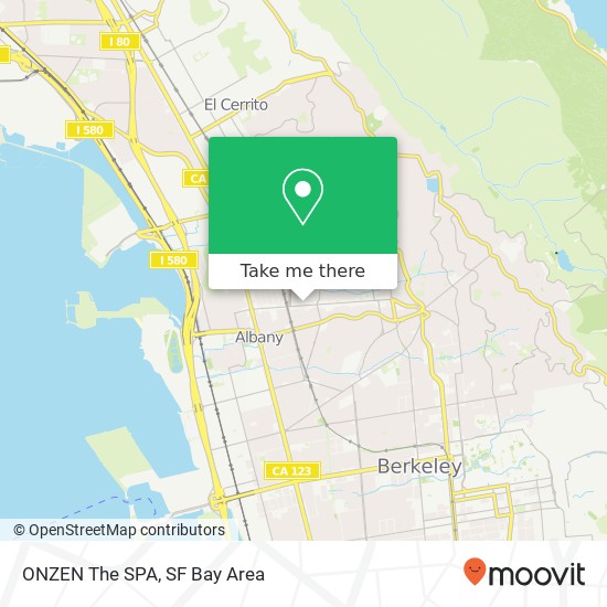 ONZEN The SPA map