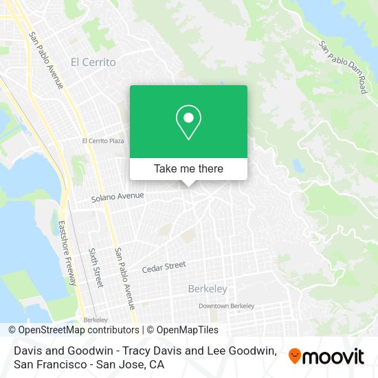 Davis and Goodwin - Tracy Davis and Lee Goodwin map