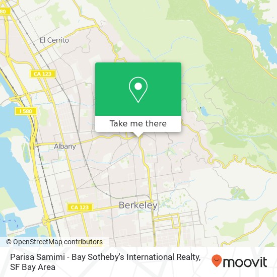 Mapa de Parisa Samimi - Bay Sotheby's International Realty