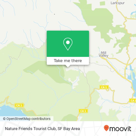 Nature Friends Tourist Club map