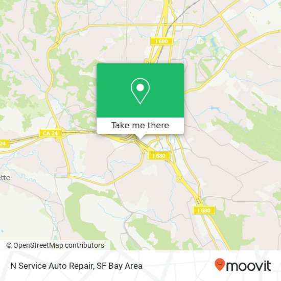 Mapa de N Service Auto Repair