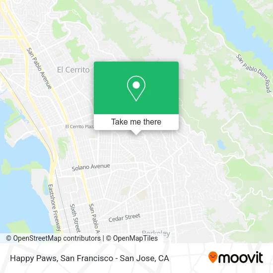 Happy Paws map