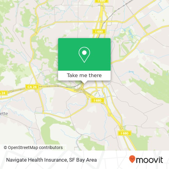 Navigate Health Insurance map