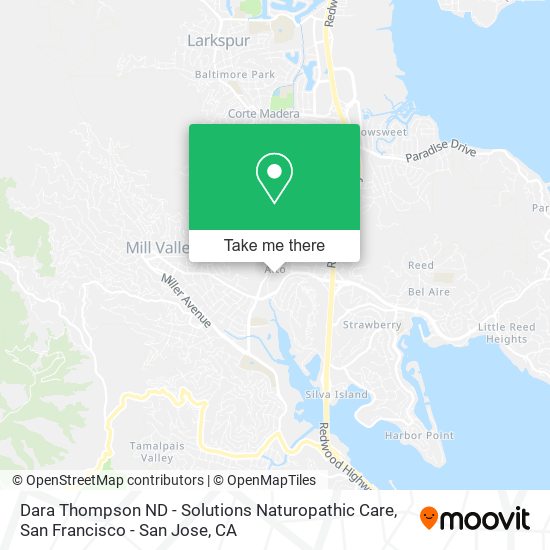 Dara Thompson ND - Solutions Naturopathic Care map