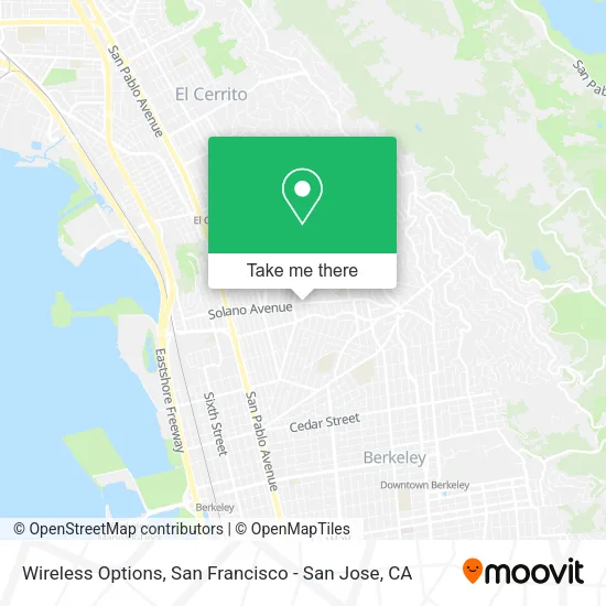Mapa de Wireless Options