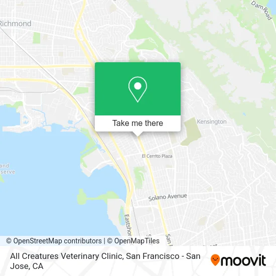 All Creatures Veterinary Clinic map