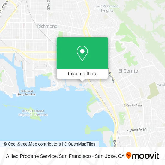 Mapa de Allied Propane Service