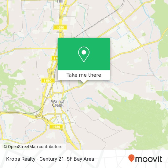 Kropa Realty - Century 21 map