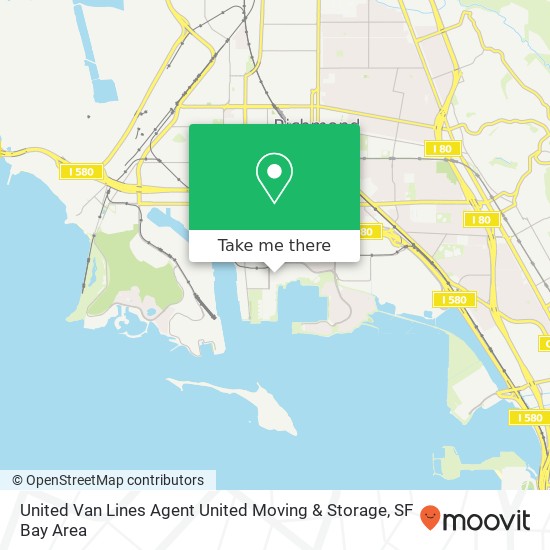 Mapa de United Van Lines Agent United Moving & Storage