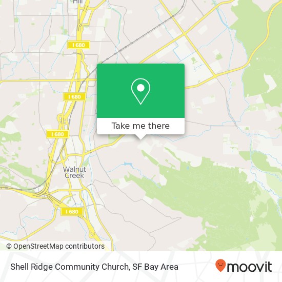 Mapa de Shell Ridge Community Church