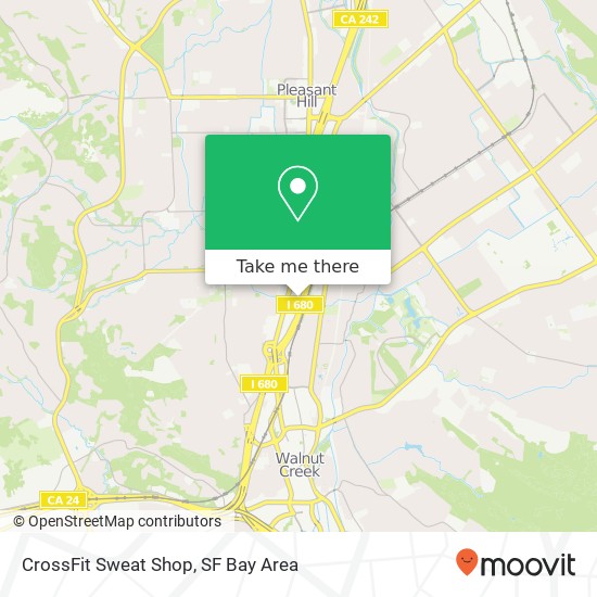 CrossFit Sweat Shop map