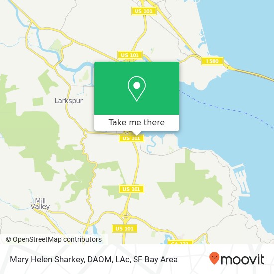 Mapa de Mary Helen Sharkey, DAOM, LAc