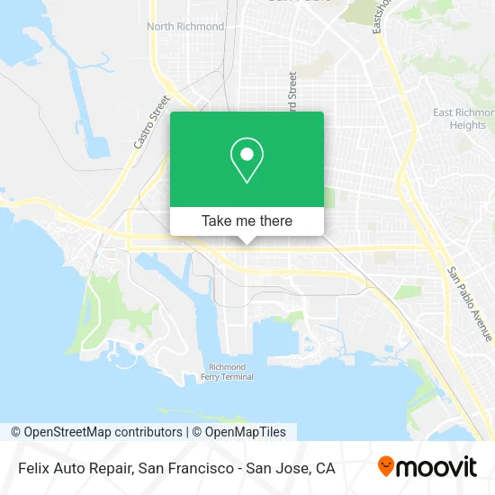 Mapa de Felix Auto Repair