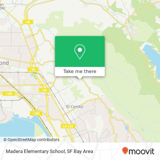 Mapa de Madera Elementary School