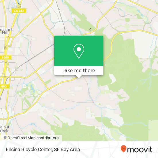 Mapa de Encina Bicycle Center