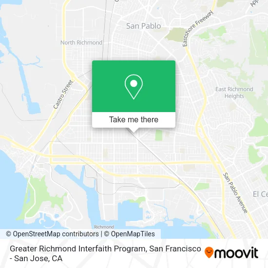 Mapa de Greater Richmond Interfaith Program