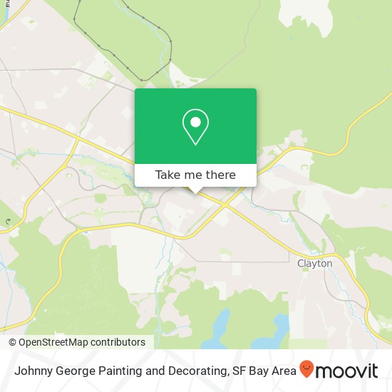 Johnny George Painting and Decorating map