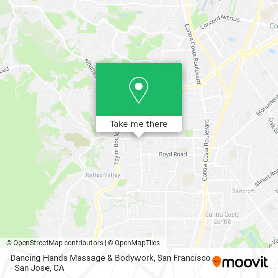 Dancing Hands Massage & Bodywork map