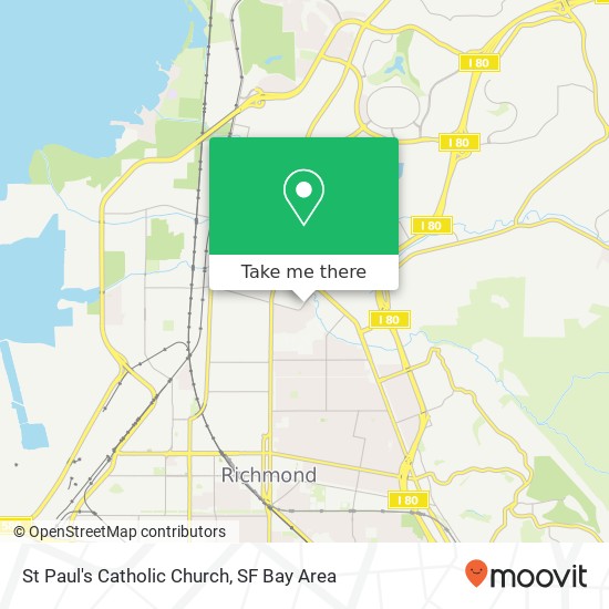 St Paul's Catholic Church map