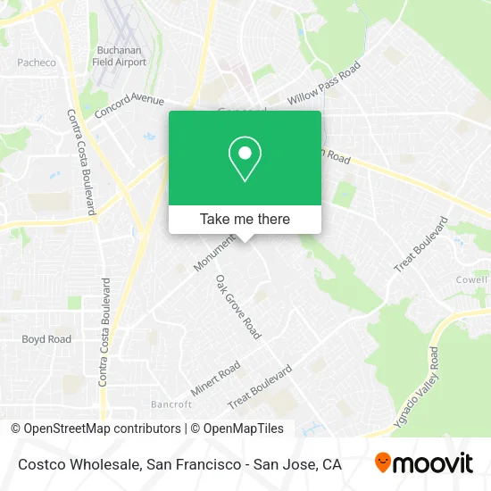 Costco Wholesale map