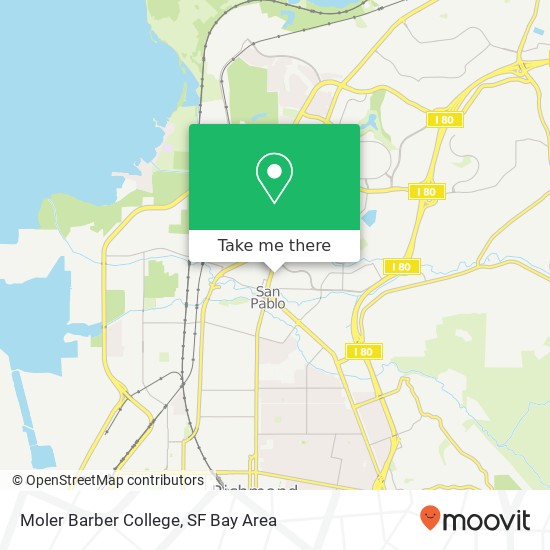 Mapa de Moler Barber College