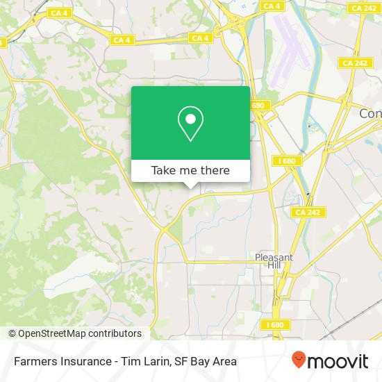 Farmers Insurance - Tim Larin map