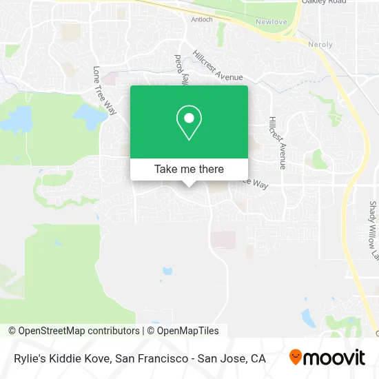 Rylie's Kiddie Kove map