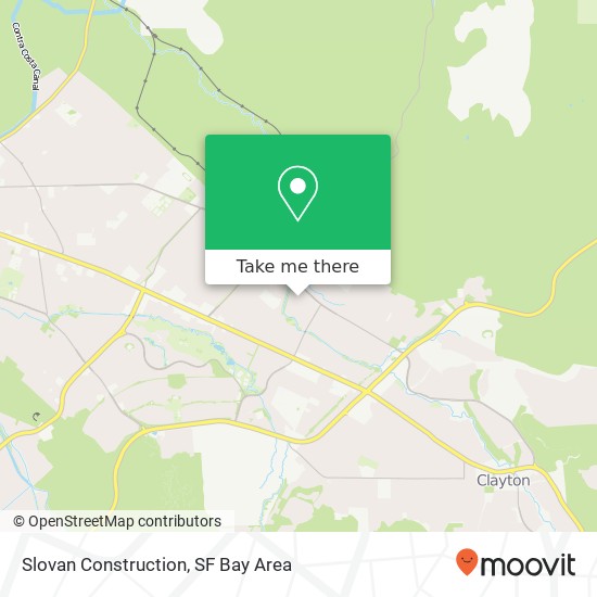 Slovan Construction map