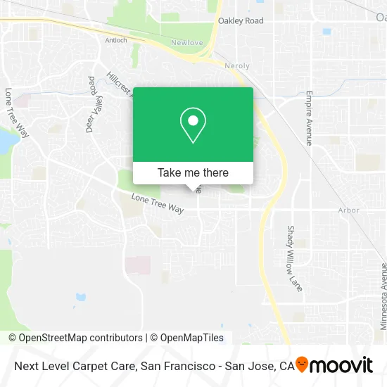 Next Level Carpet Care map