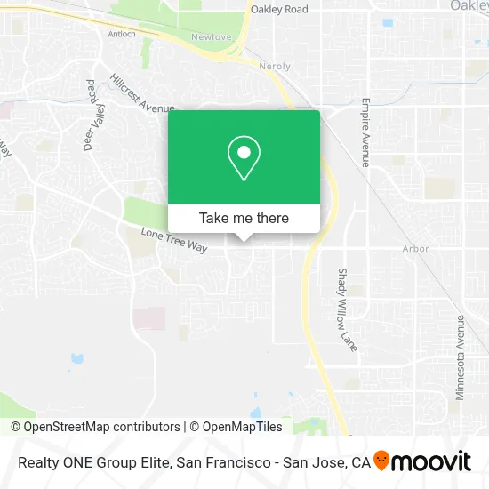 Realty ONE Group Elite map