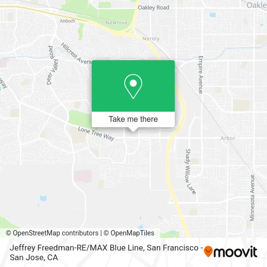 Jeffrey Freedman-RE / MAX Blue Line map