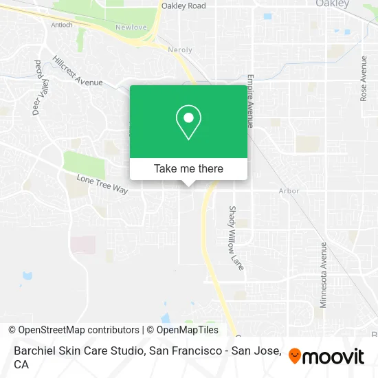 Barchiel Skin Care Studio map
