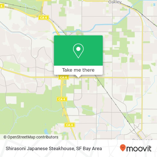 Mapa de Shirasoni Japanese Steakhouse