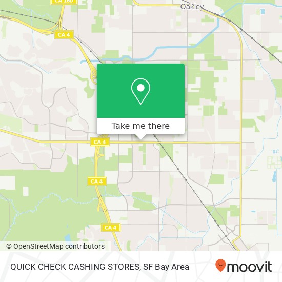 QUICK CHECK CASHING STORES map