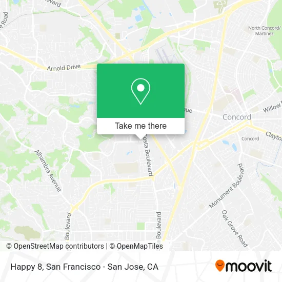 Mapa de Happy 8