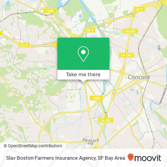 Slav Boston-Farmers Insurance Agency map