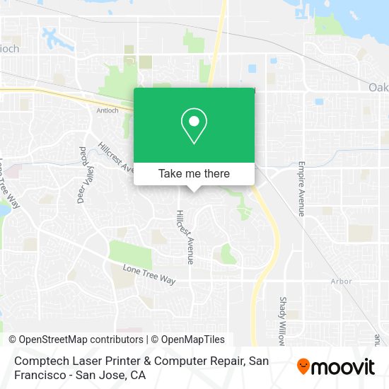 Comptech Laser Printer & Computer Repair map