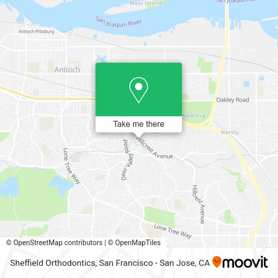 Sheffield Orthodontics map