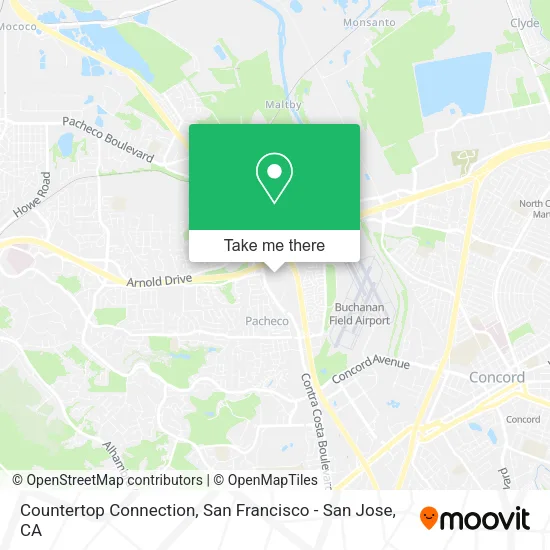Mapa de Countertop Connection