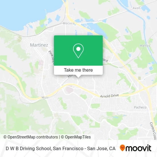 Mapa de D W B Driving School