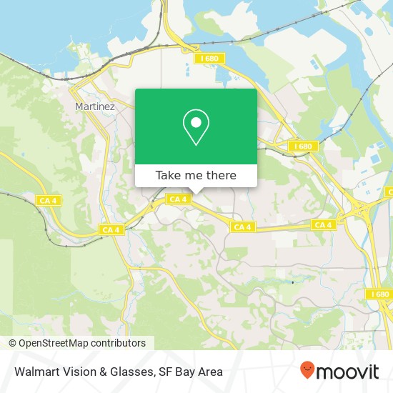 Walmart Vision & Glasses map