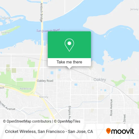 Cricket Wireless map