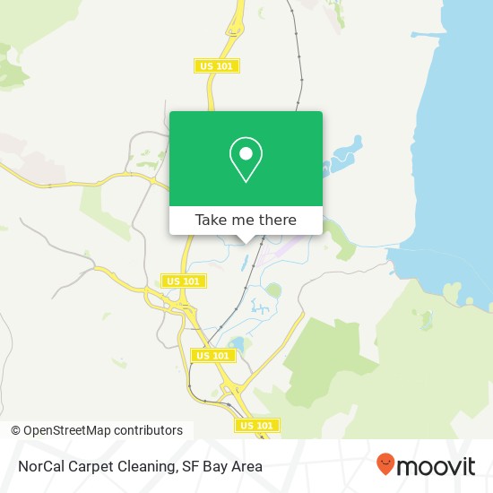 NorCal Carpet Cleaning map