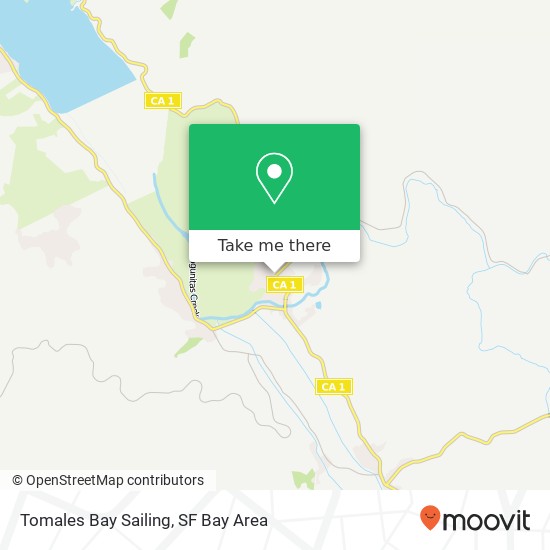 Mapa de Tomales Bay Sailing