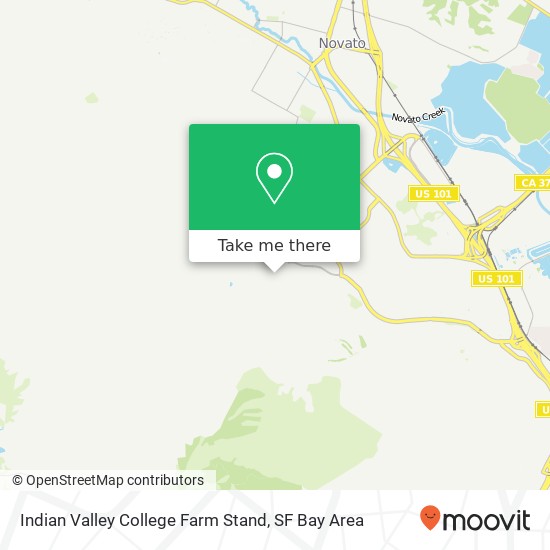 Mapa de Indian Valley College Farm Stand