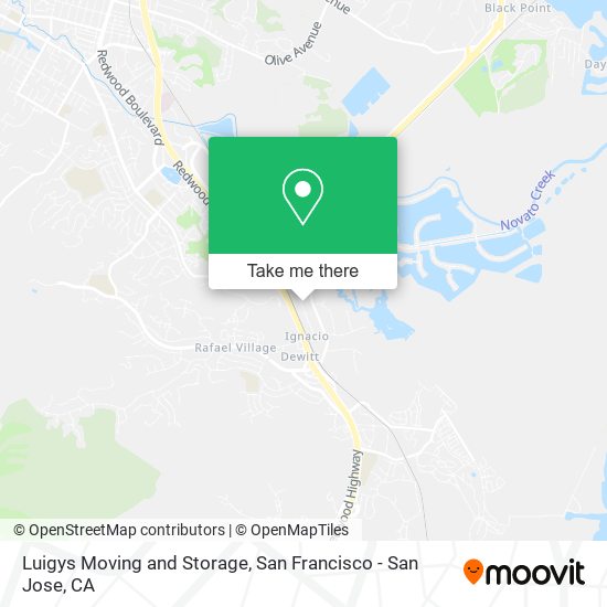 Luigys Moving and Storage map