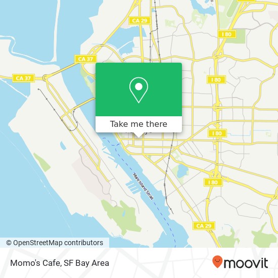 Momo's Cafe map