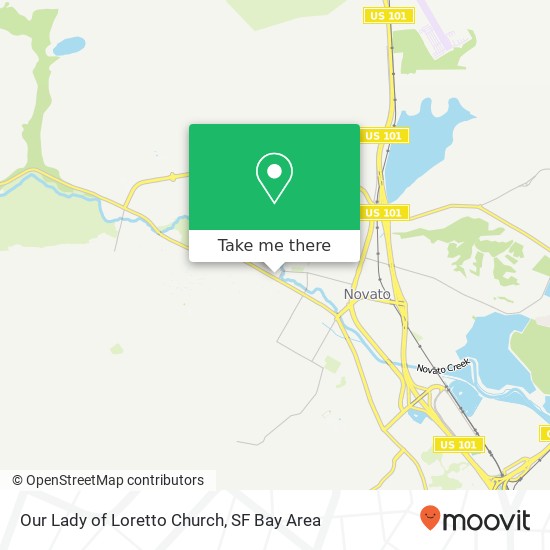 Our Lady of Loretto Church map