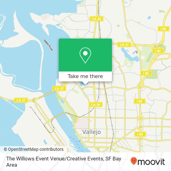 The Willows Event Venue / Creative Events map