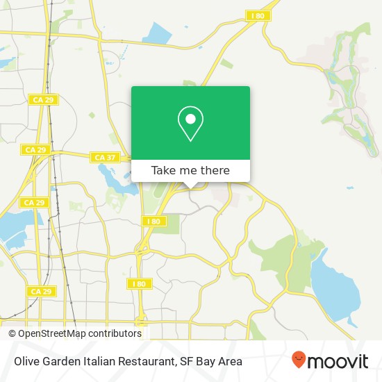 Mapa de Olive Garden Italian Restaurant